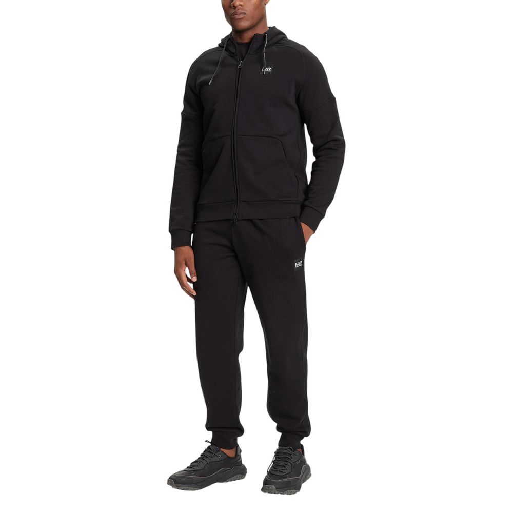 Black Cotton Sweatsuit