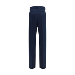 Blue Cotton Chino Pants