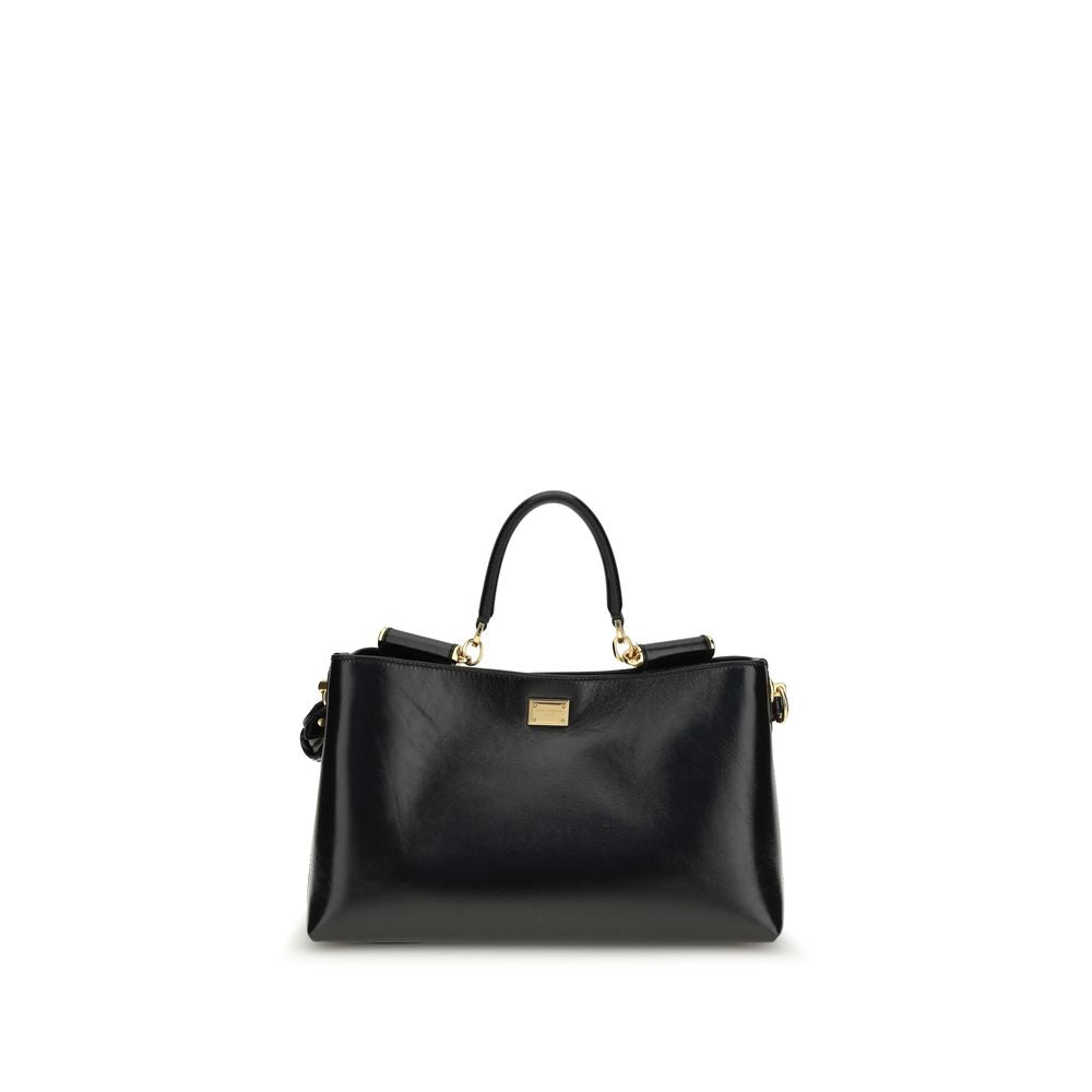 Black Calf Leather Bos Taurus Handbag