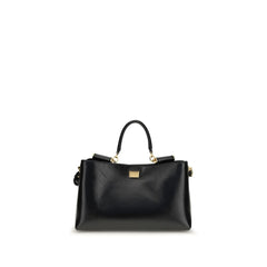 Black Calf Leather Bos Taurus Handbag