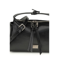Black Calf Leather Bos Taurus Handbag