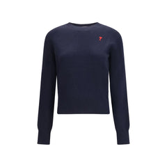 Blue Merino Wool Sweatshirt