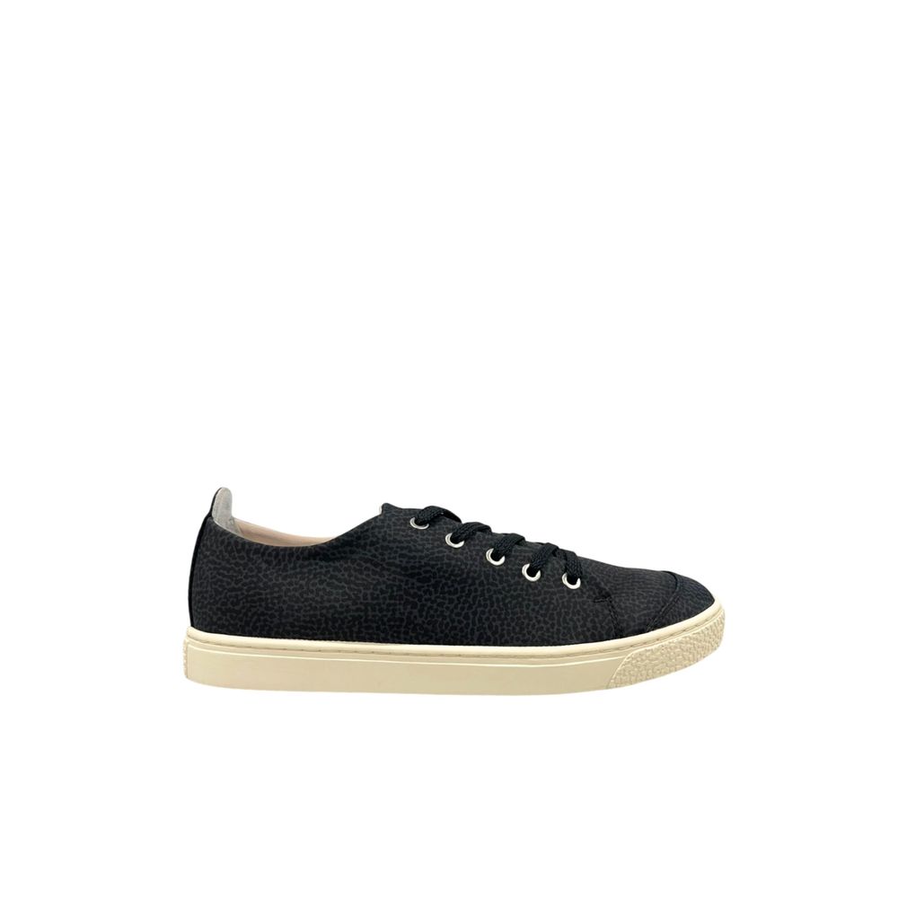 Black Textile Women Sneaker