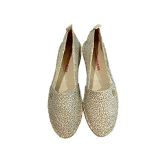 Green Textile Women Sandal