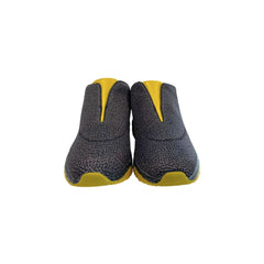 Black Genuine Leather Sneaker