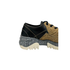 Beige Genuine Leather Sneaker