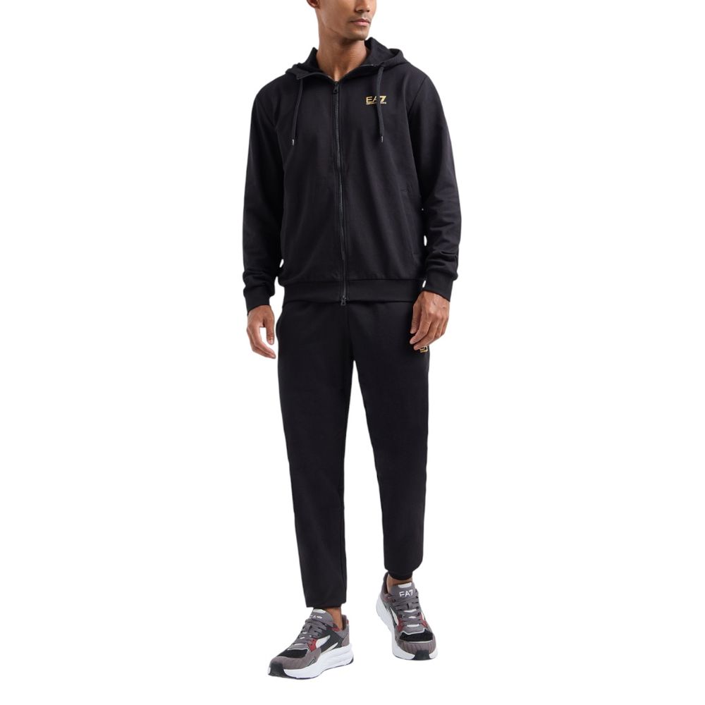 Black Cotton Sweatsuit