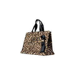 Bicolor Polyester Handbag