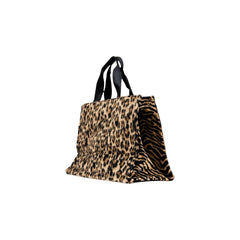 Bicolor Polyester Handbag