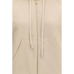 سويت شيرت قطني باللون البيج