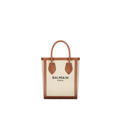 Brown Cotton Tote Bag
