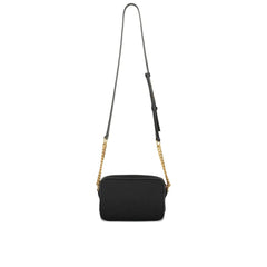 Black Cotton Shoulder Bag
