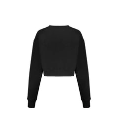 Black Cotton Sweatshirt