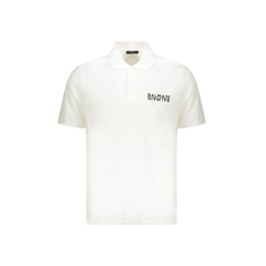White Cotton Polo Shirt