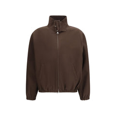 Brown Polyester Bomber
