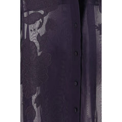 بلوزة زرقاء من الفسكوز