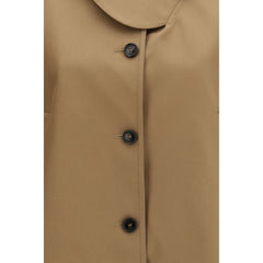 Brown Cotton Coat