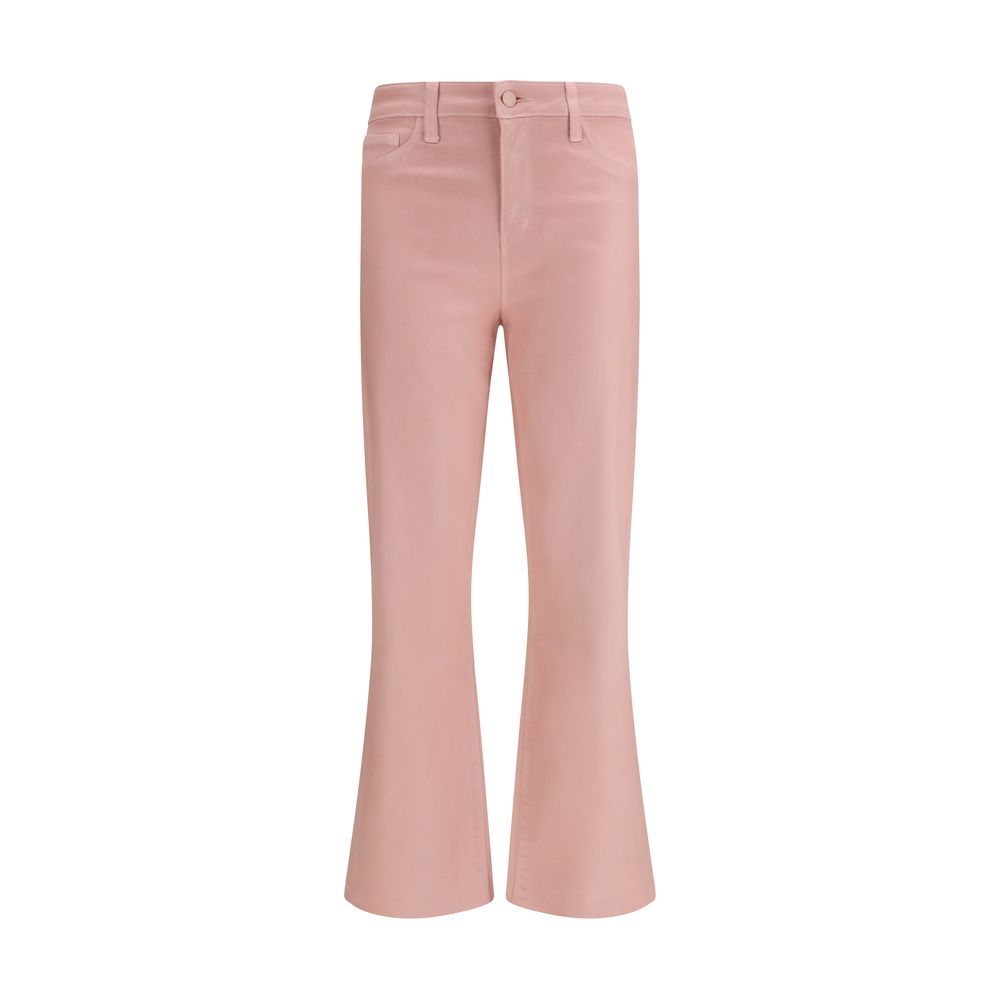 Multicolor Cotton Flared Pants