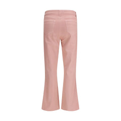 Multicolor Cotton Flared Pants