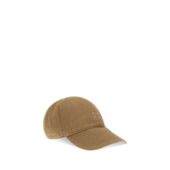 Beige Cotton Cap (Baseball Hat)