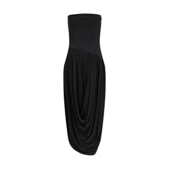 Black Viscose Cocktail Dress