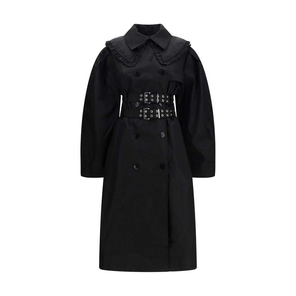 Black Nylon Coat
