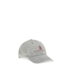 Gray Linen Cap (Baseball Hat)