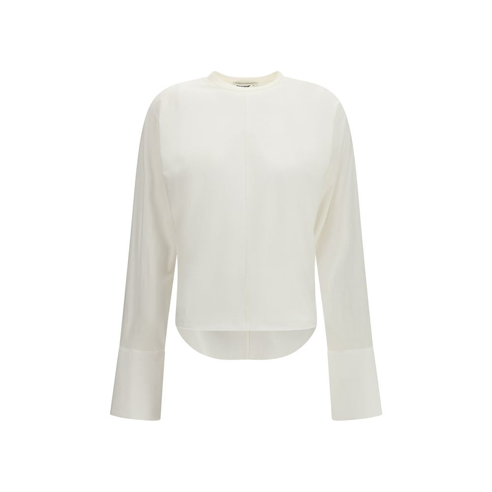 تي شيرت قطن أبيض