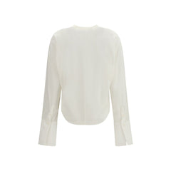 تي شيرت قطن أبيض