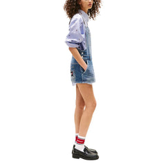 Blue Recycled Cotton Rompers