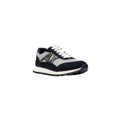 Bicolor Polyester Athletic Sneakers