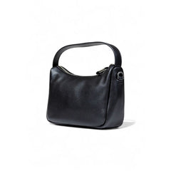Black Artificial Leather Handbag