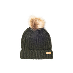 Green Polyester Beanie