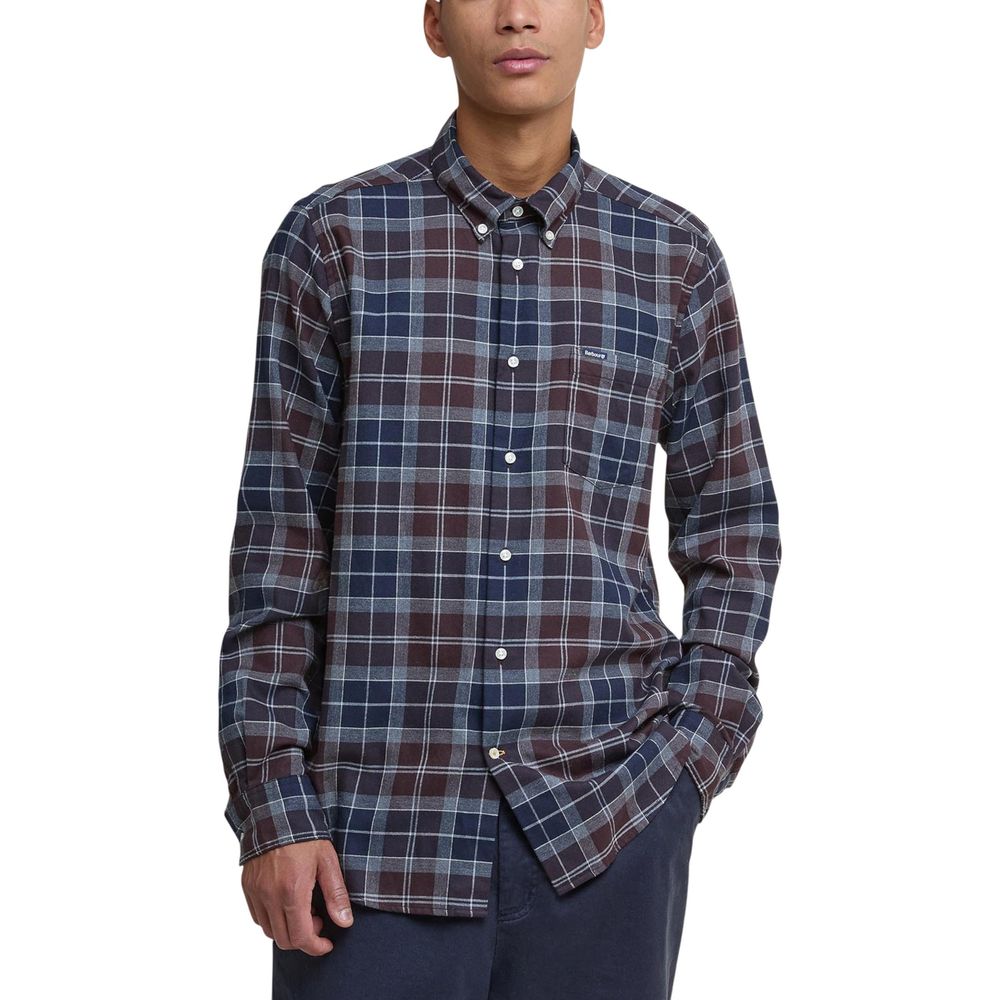 Bicolor Cotton Pattern Shirt