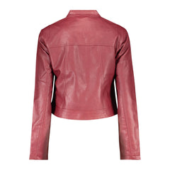 Rosso Polyurethane Women Jacket