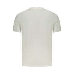 White Cotton Men T-Shirt