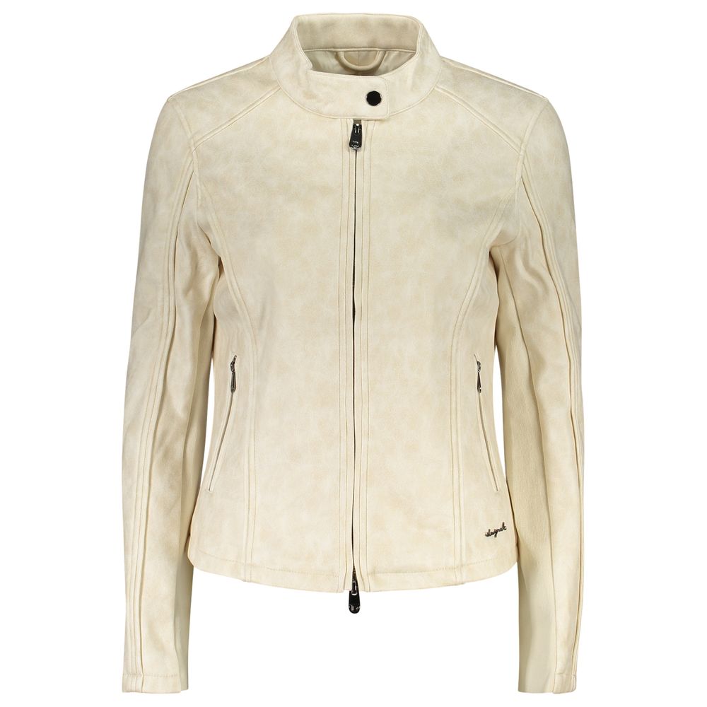 Sand Polyester Women's Jacket