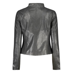Nero Poliuretano Women's Jacket