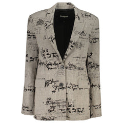 Grigio Polyester Women Jacket