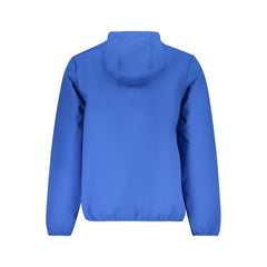 Blu Polyester Men's Jacket