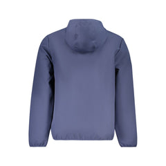 Blu Polyester Men's Jacket