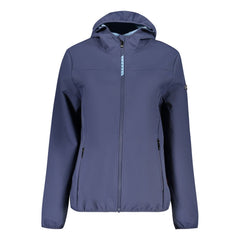Blu Polyester Women Jacket