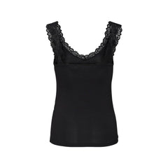 Black Viscose Tank Tops