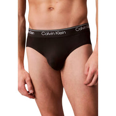 Black Recycled Polyester Briefs