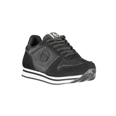 Black Polyurethane Women Sneaker