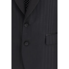 Black Fleece Wool Blazer