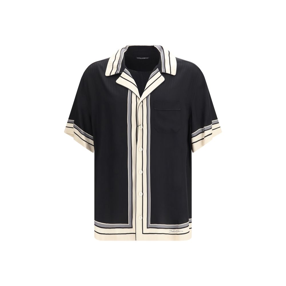 قميص من الحرير متعدد الألوان