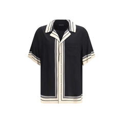 قميص من الحرير متعدد الألوان