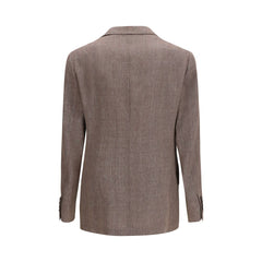 Brown Linen Blazer