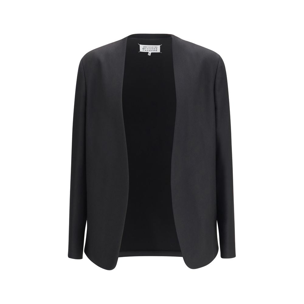 Black Fleece Wool Blazer